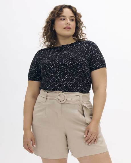 Responsible, Modern-Fit Printed Tee - Addition Elle - PENN. Essentials