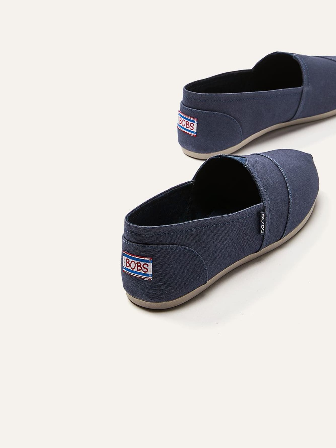 wide canvas slip on shoes