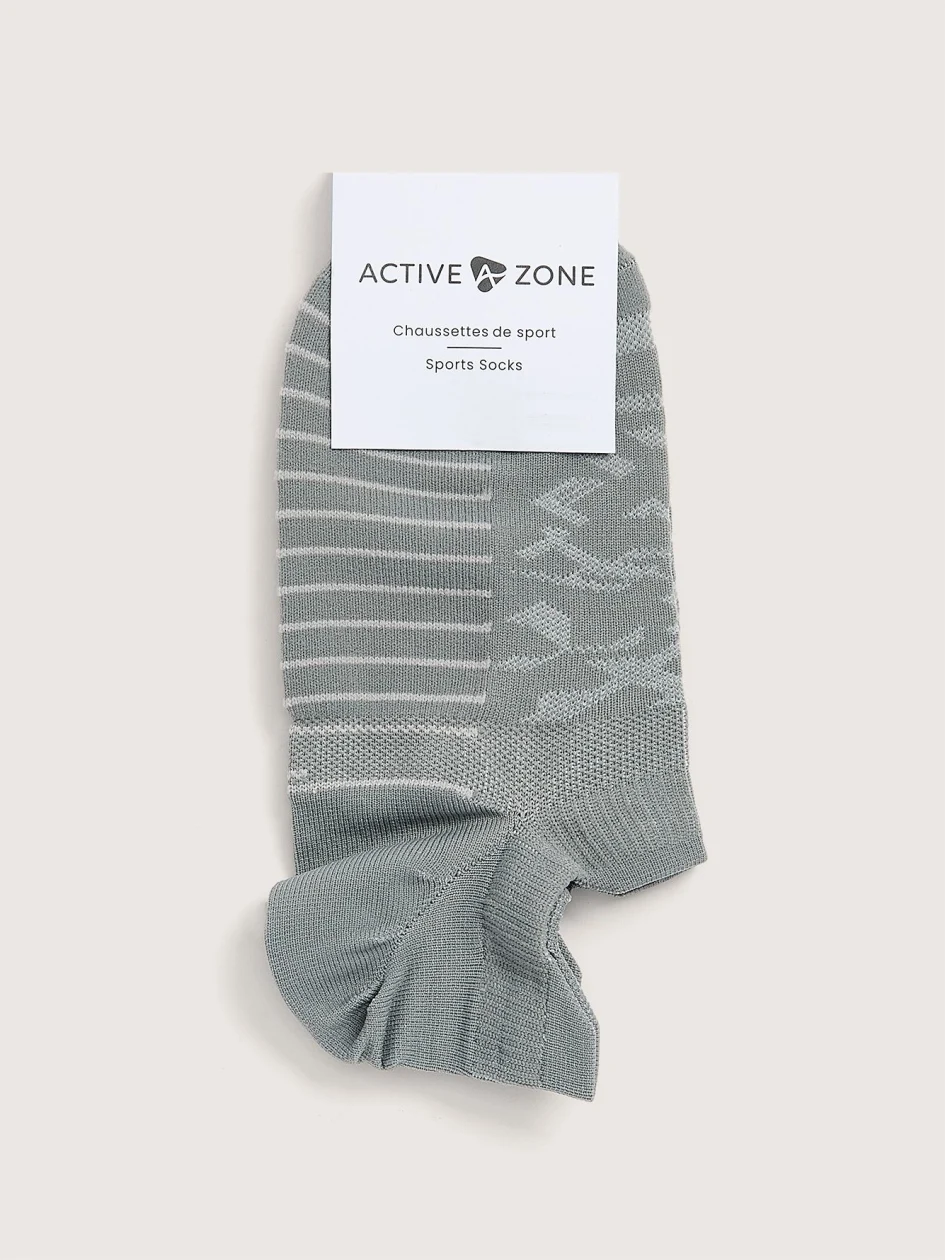 Breathable No-Show Sports Socks - Active Zone