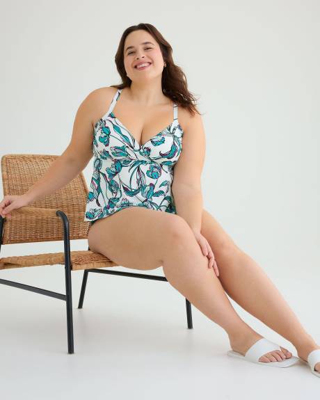 Haut tankini imprimé