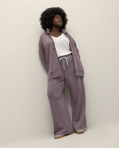 Wide-Leg Scuba Knit Pant - Active Zone