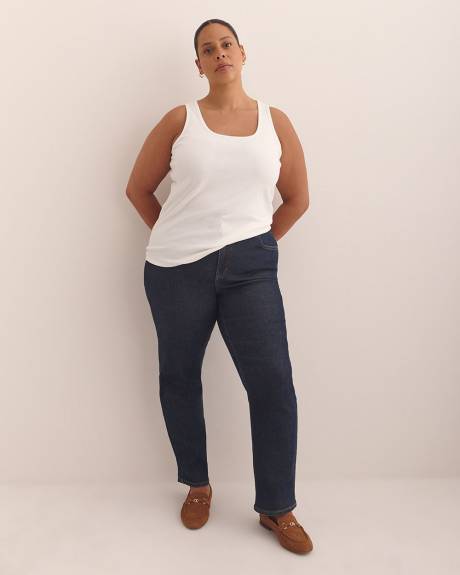Jean foncé à coupe et jambe droite - d/C JEANS