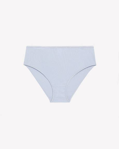 High-Cut Ribbed Knit Brief - ti Voglio