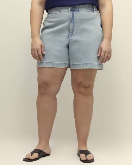 Responsible, Curvy-Fit Denim Shorts - d/C JEANS