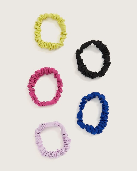 Mini choux pour cheveux, ens. de 5 - Active Zone
