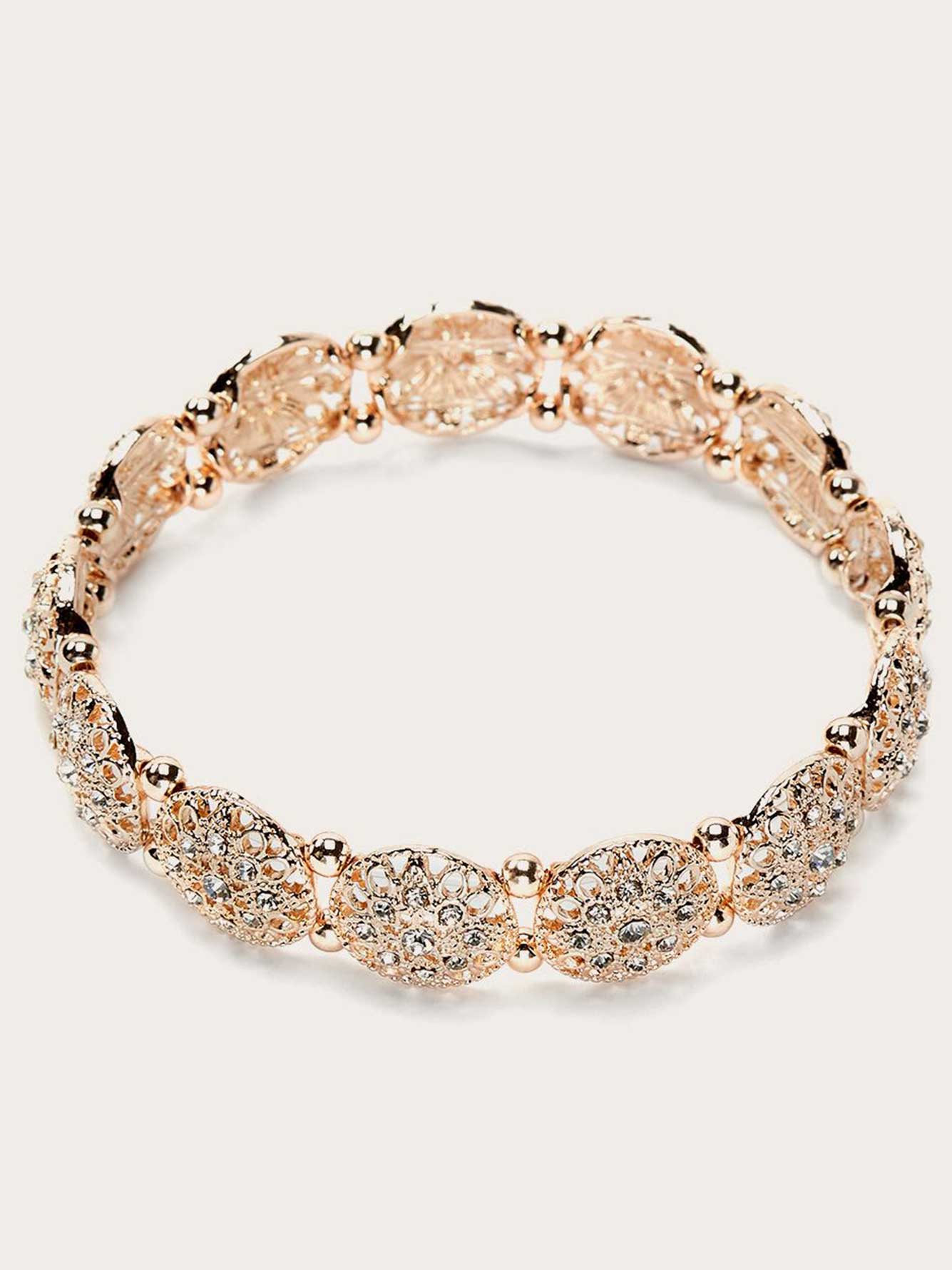 Rose Gold Stretch Bracelet | Penningtons