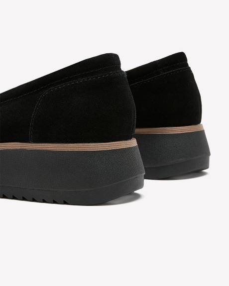 Wide Width, Black Zylah May Loafer with Buckle - Clarks