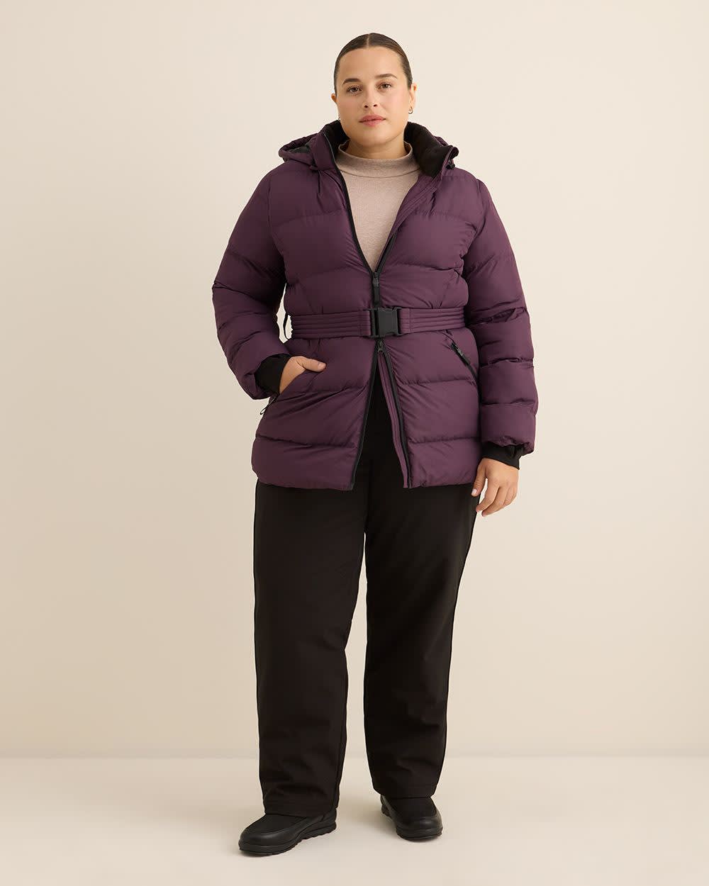 Responsible, Purple Belted Snow Jacket - Active Zone Responsible, Purple Belted Snow Jacket - Active Zone