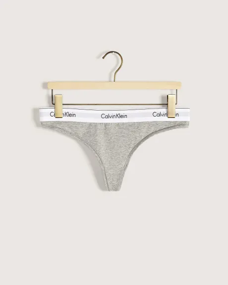 Culotte tanga en coton - Calvin Klein