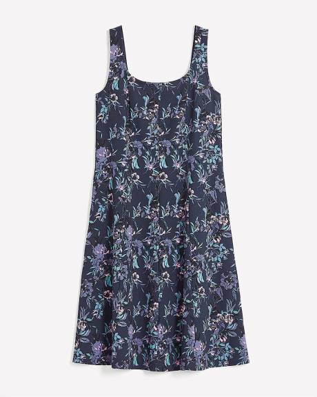 Sleeveless Fit and Flare Midi Dress - Addition Elle