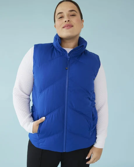 Responsible, Solid Quilted Vest - Active Zone
