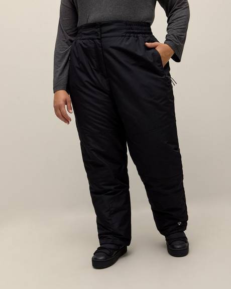 Pantalon de neige uni, tissu responsable - Active Zone