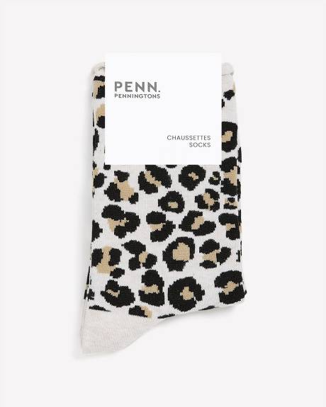 Chaussettes à motif animal