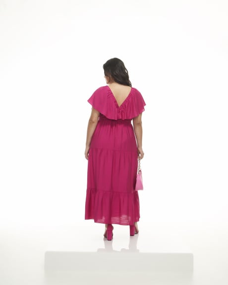 Empire Tiered Maxi Dress - Addition Elle