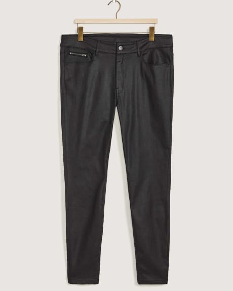 Black Coated Denim Legging - d/C Jeans