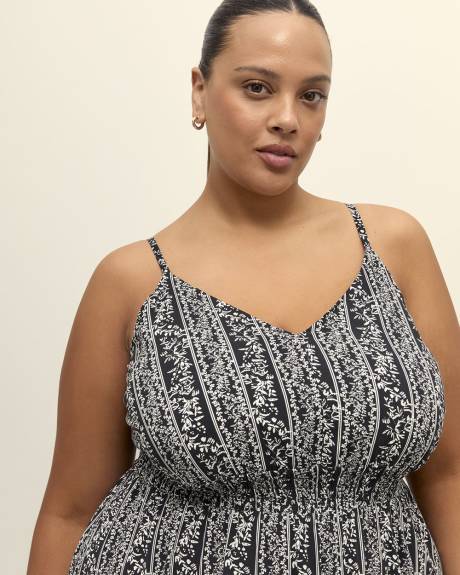 Responsible, Printed Sleeveless Maxi Dress