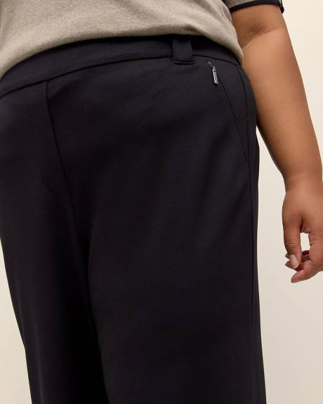 Responsible, Essential Ponte de Roma Wide-Leg Pant