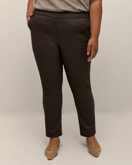 Petite, Plaid Skinny-Leg Savvy Pants - PENN. Essentials