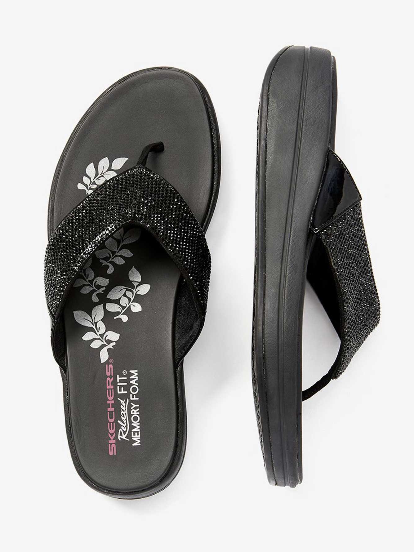 skechers rhinestone sandals