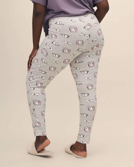 Legging pyjama à motif de Snoopy - ti Voglio
