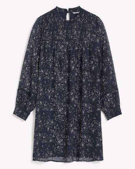 Lightweight A-Line Smocked Dress