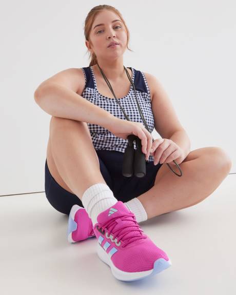 Camisole à col rond avec empiècement en maille - Active Zone