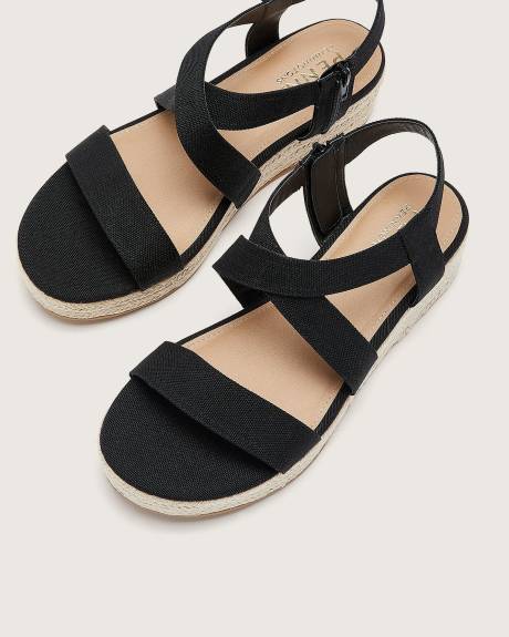 Extra Wide Width, Jute Espadrille Wedge Sandal