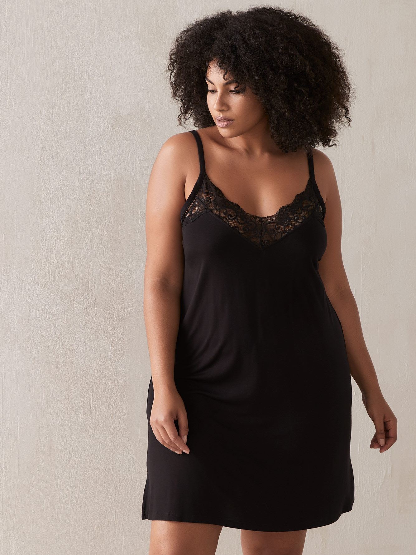 Babydoll with Lace - Collection Déesse | Penningtons