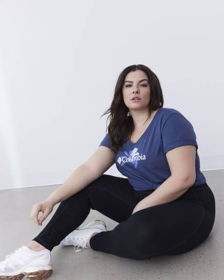 Bluebird Day Relaxed V-Neck Tee - Columbia