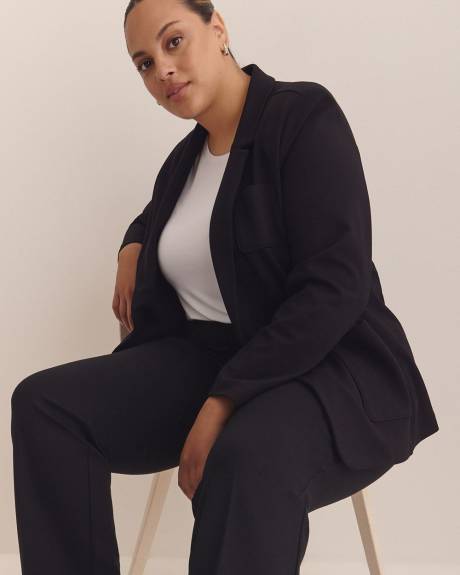 Black Ponte de Roma Sculpting Straight-Leg Pant