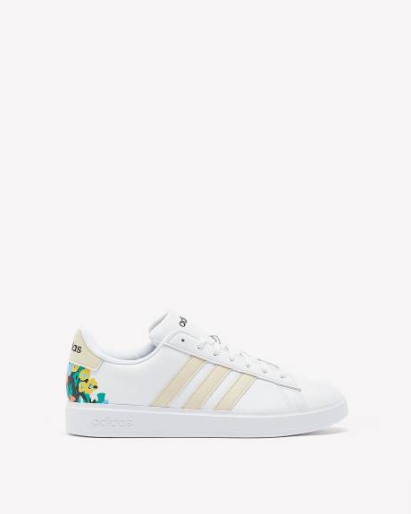Regular Width, Grand Court 2.0 Floral Sneakers - adidas