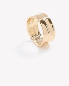 Wide Golden Bangle - Addition Elle
