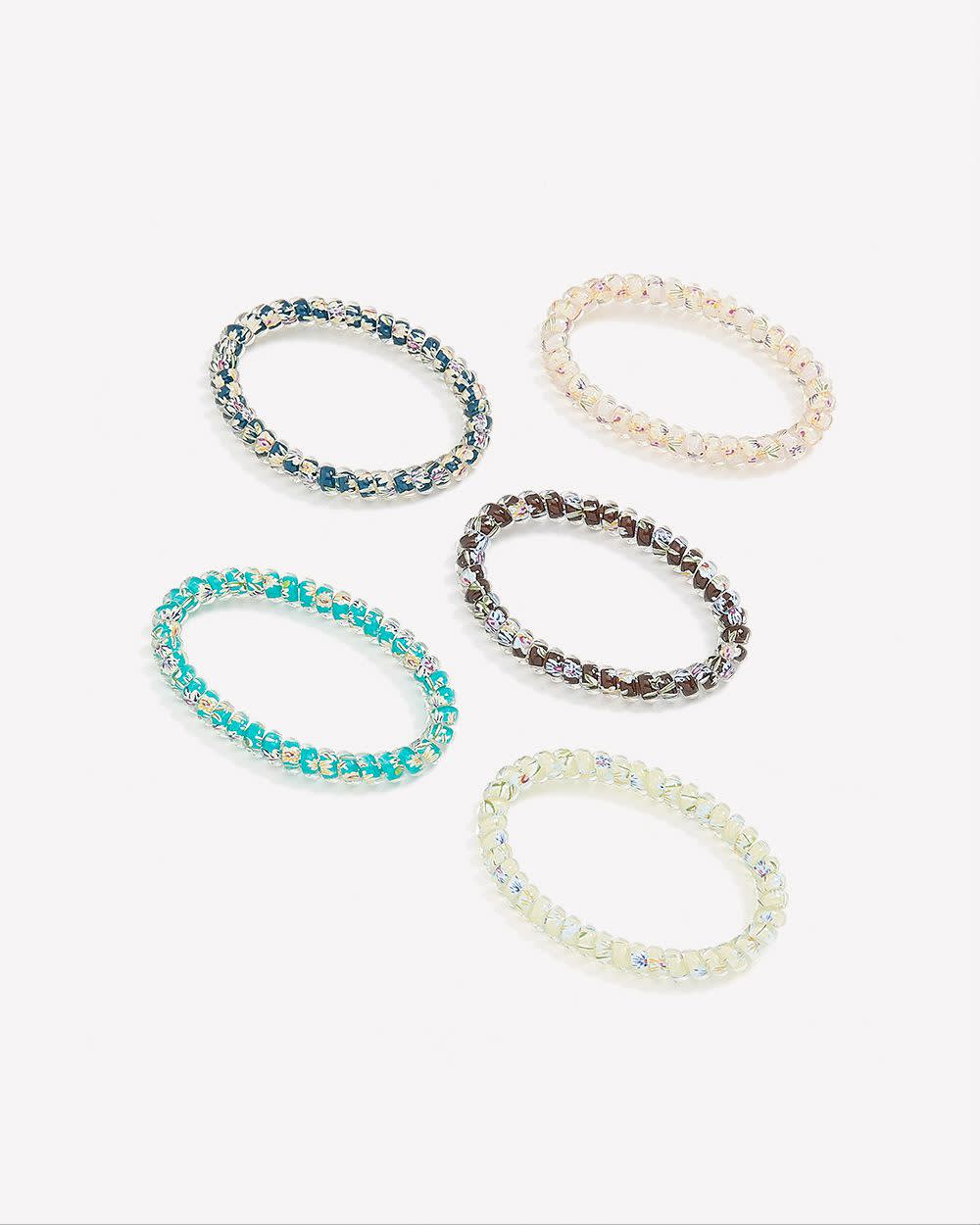 Mini Coil Hair Elastics, Set of 5 Penningtons