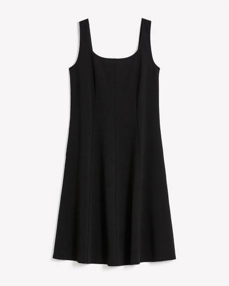 Sleeveless Fit and Flare Midi Dress - Addition Elle