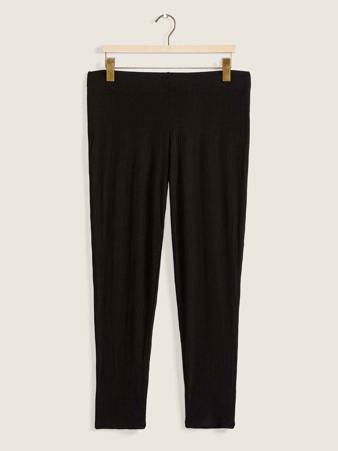 Fashion Pointelle Cropped Legging In Every Story Penningtons
