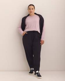 Jogger with Trompe-L'oeil Waistband - Active Zone