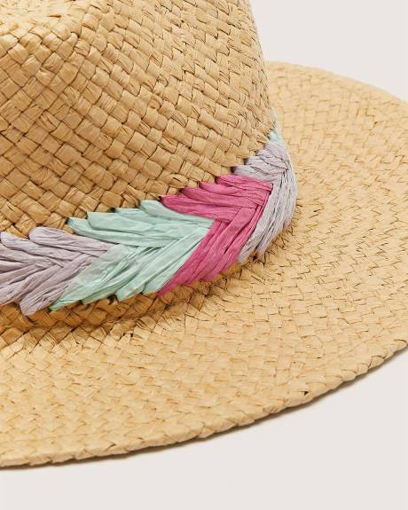 Chapeau Panama en paille tendance