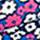 Dazzling Blue Printed