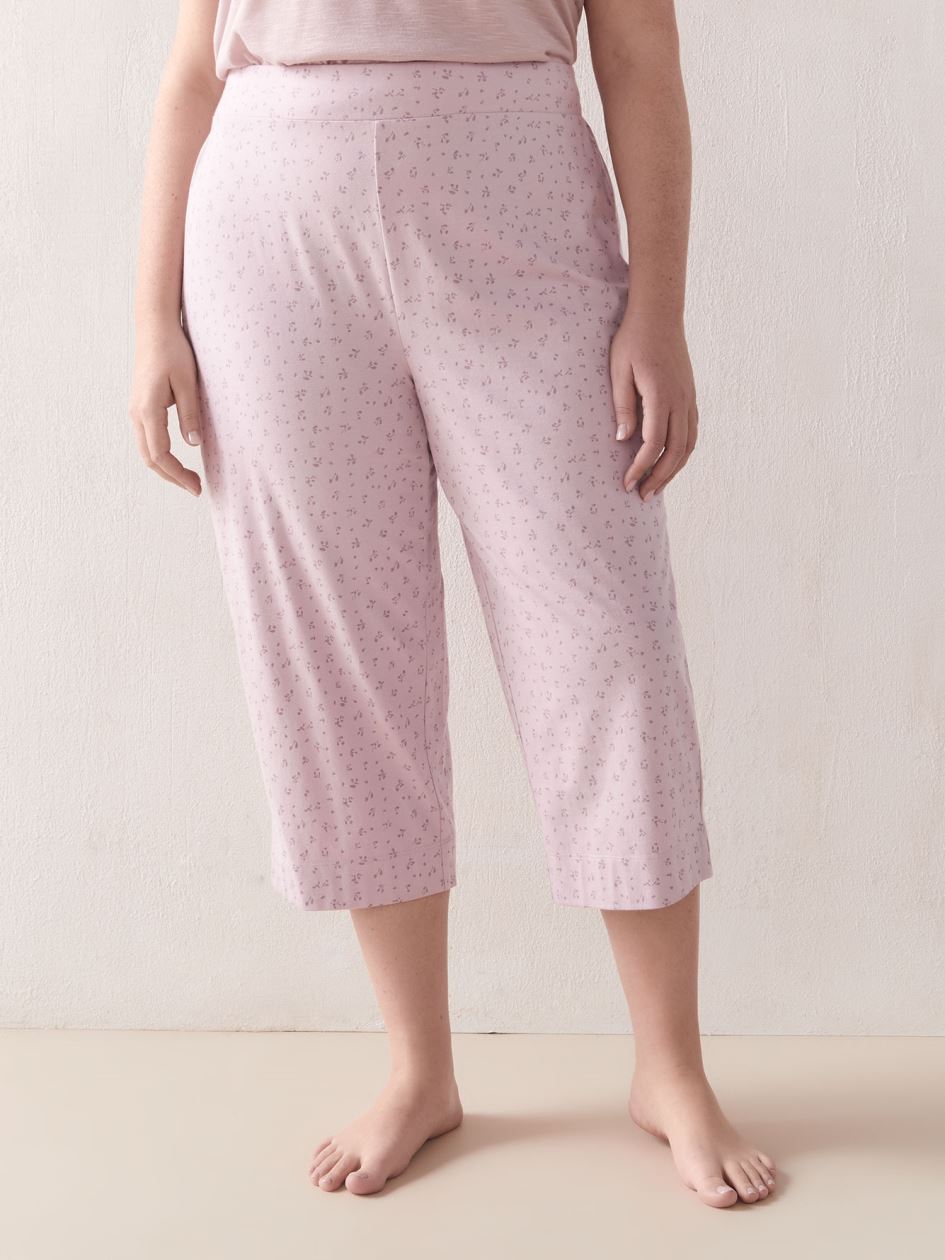 Printed Capri Pajama Pants Addition Elle Penningtons