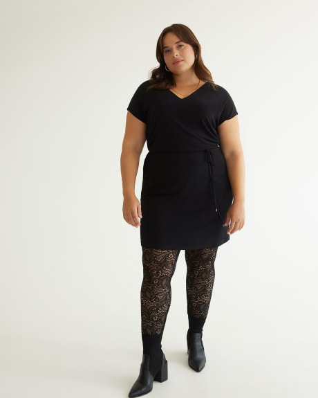 Black Lace Fashion Legging - PENN. Essentials