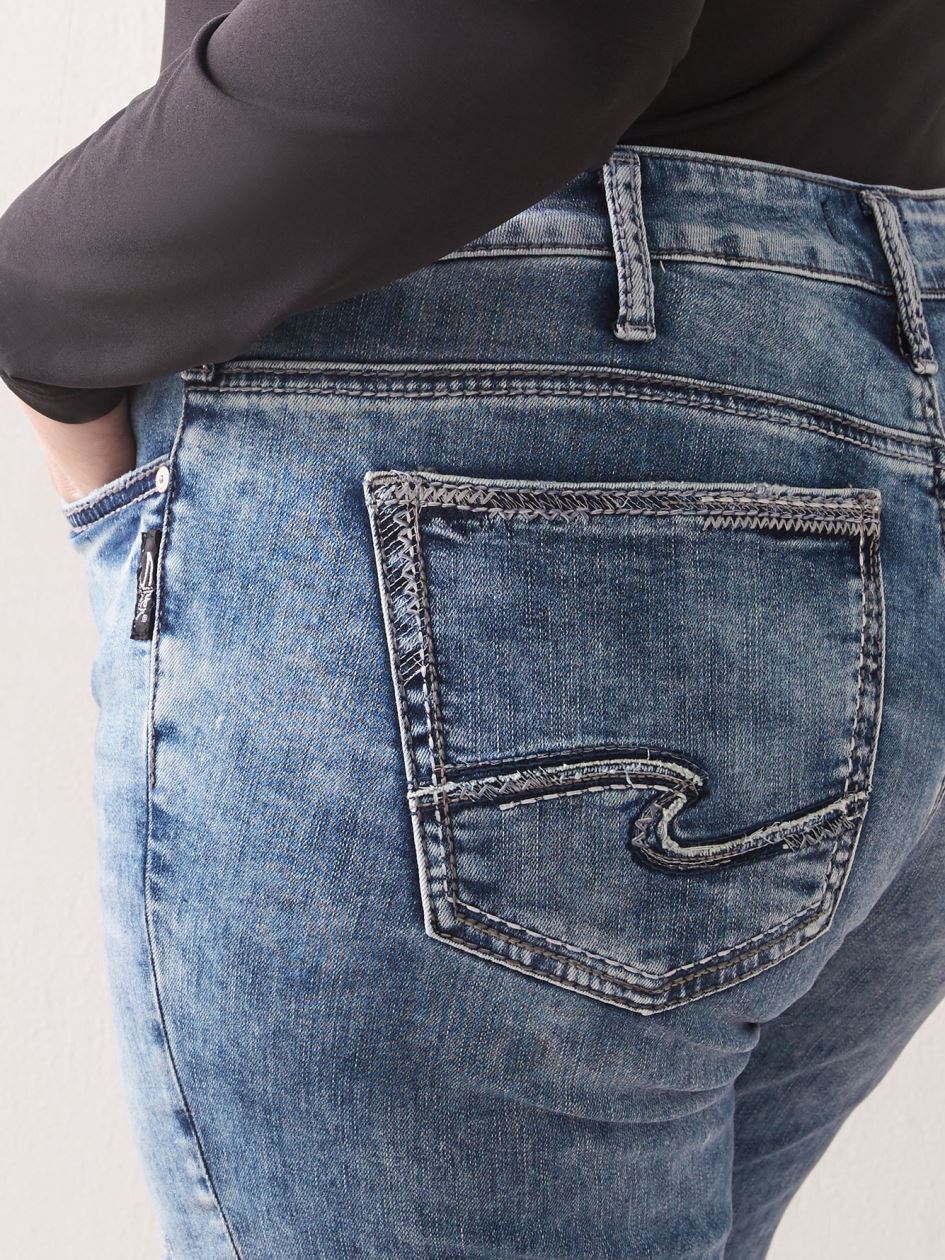 Suki Slim Bootcut Jean - Silver Jeans