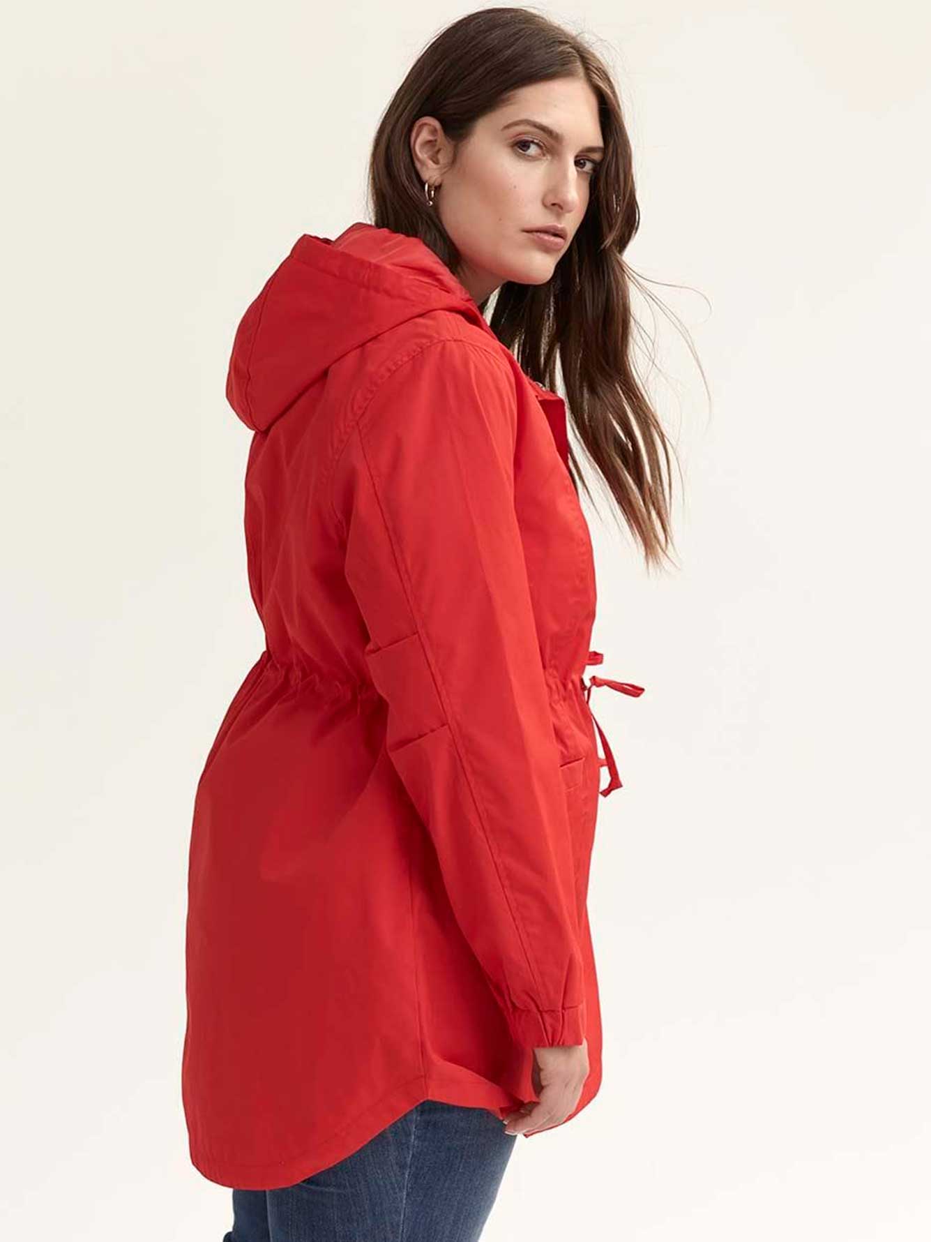 MidLength Parka Rain Jacket with Hood In Every Story Penningtons