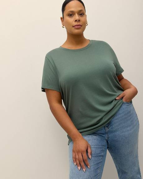 Boyfriend-Fit Short-Sleeve T-Shirt - PENN. Essentials