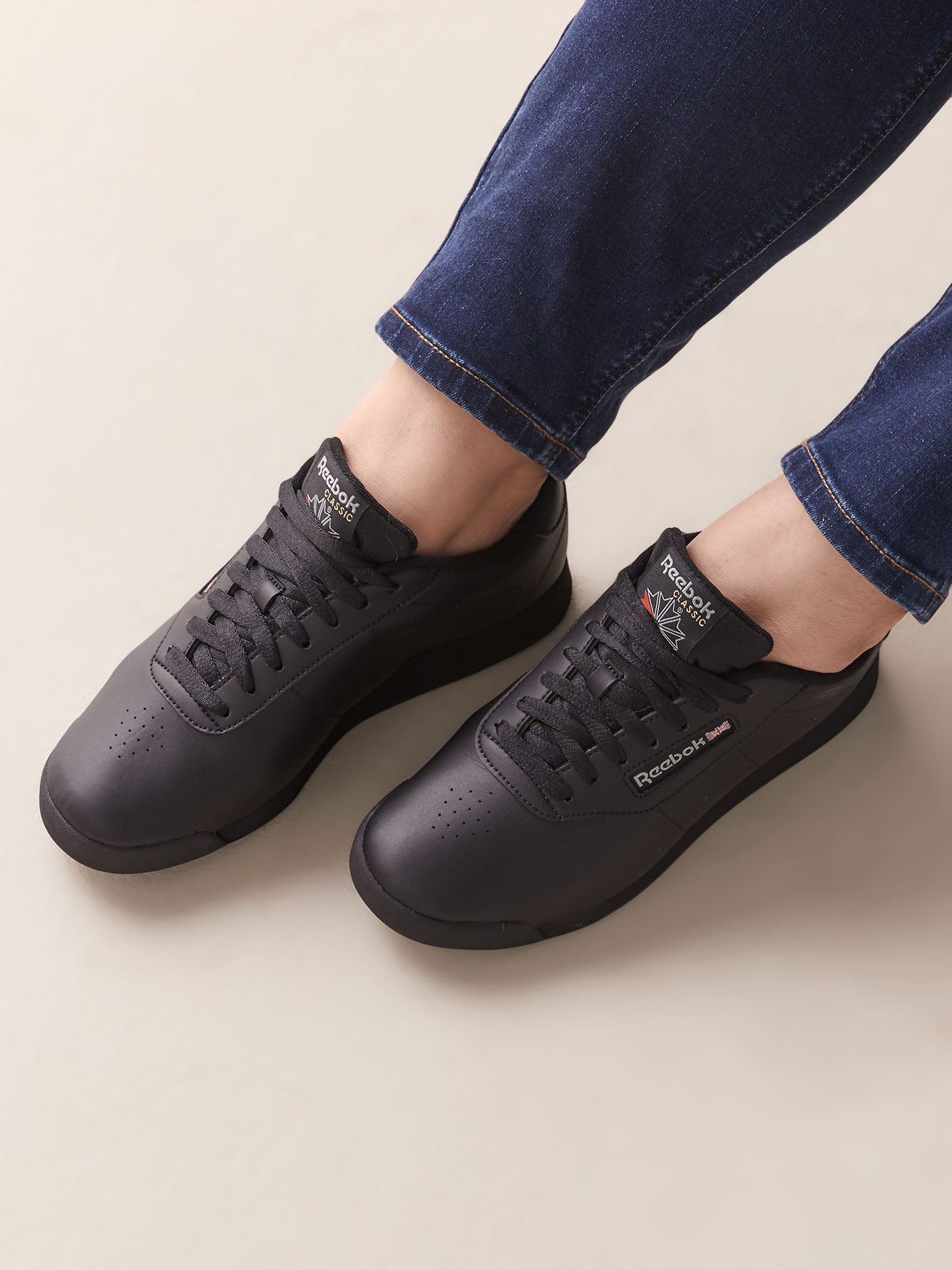 reebok princess classic shoes black