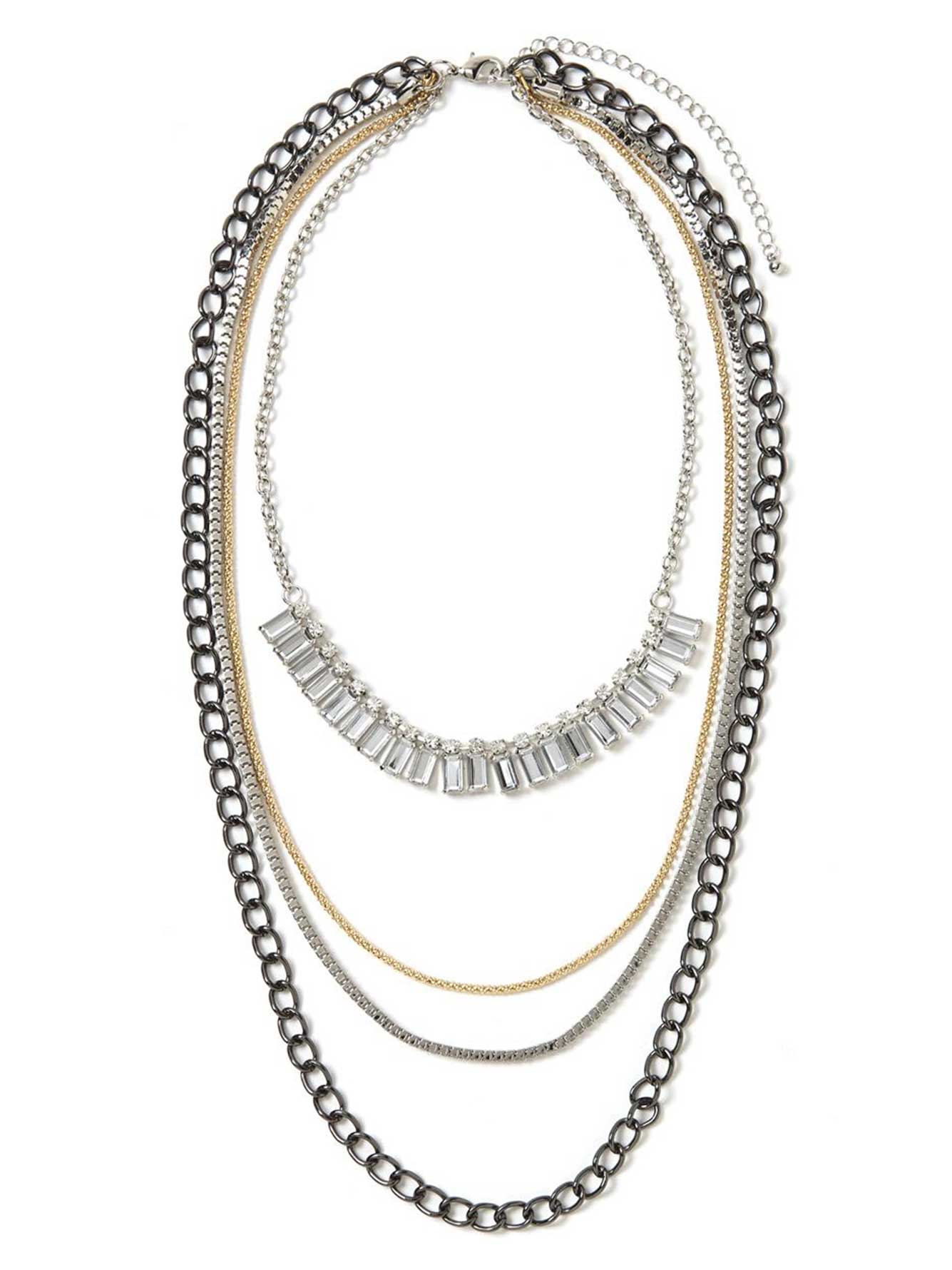 Long MultiChain Necklace Penningtons