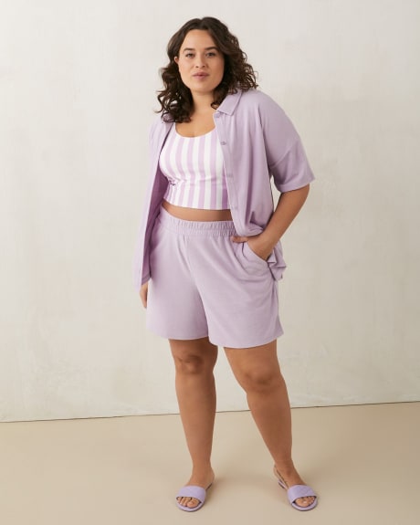 Short-Sleeve Terry Top - Active Zone