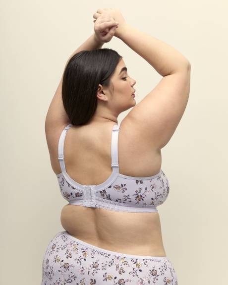 Soutien-gorge en coton fleuri, sans armatures - ti Voglio