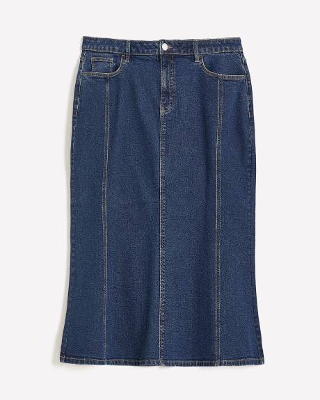 Responsible, Denim Mermaid Maxi Skirt - Addition Elle