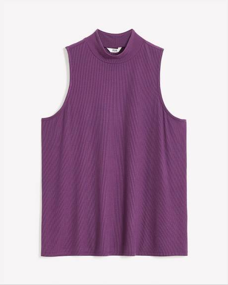 Camisole en tricot côtelé avec col montant, coupe moderne - Essentiels PENN.