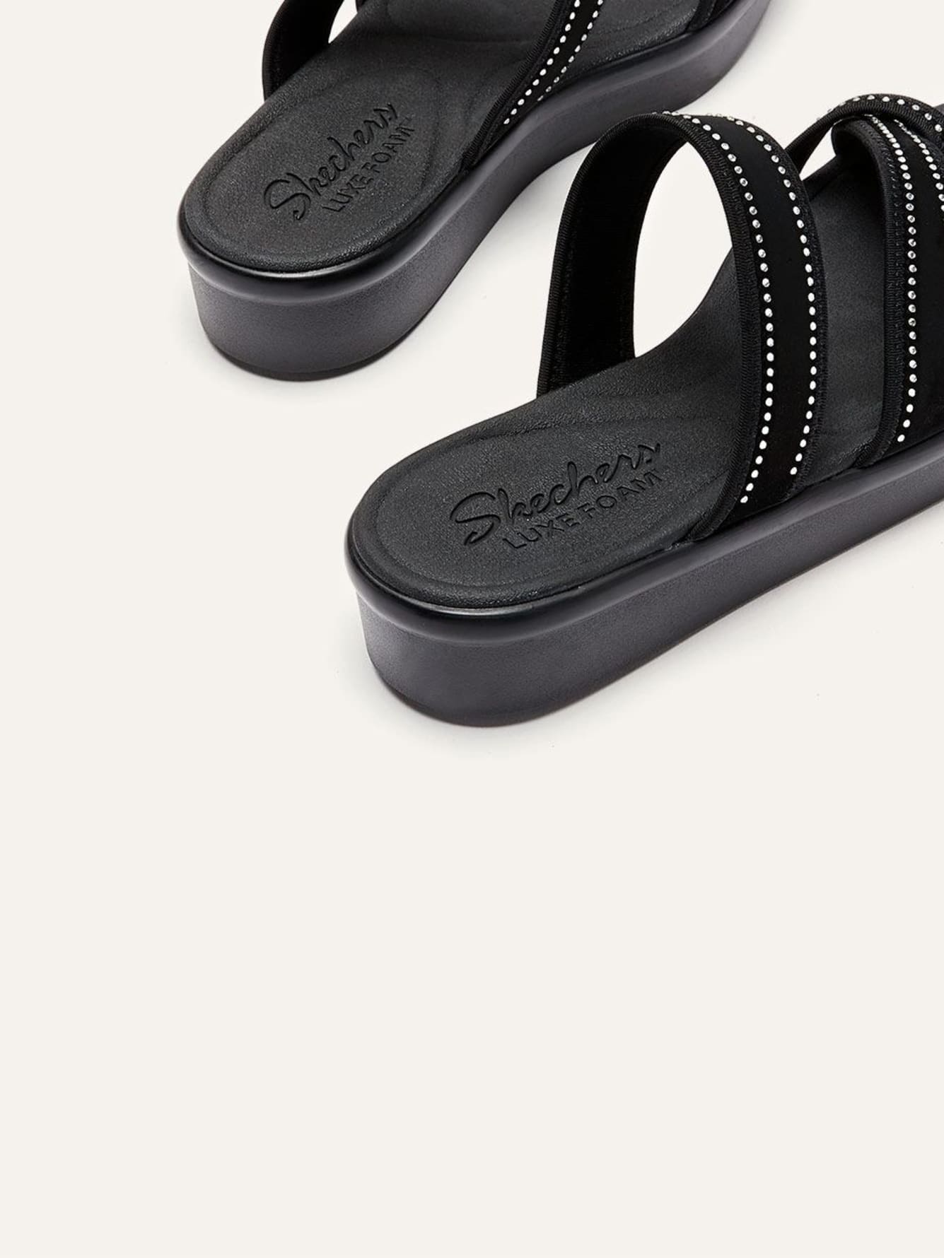 Wide Width Rhinestone Sandals | Penningtons